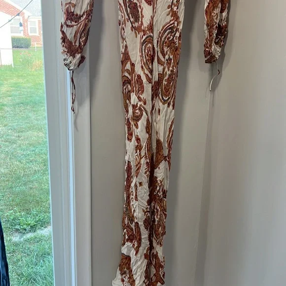 Faithfull the Brand Santos Maxi Dress Alessia Paisley - Picture 5 of 12